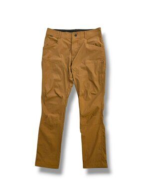 Kuhl Mens Renegade Rock Pants Size 32 x 32 Teak Caramel Brown Nylon Blend #5603